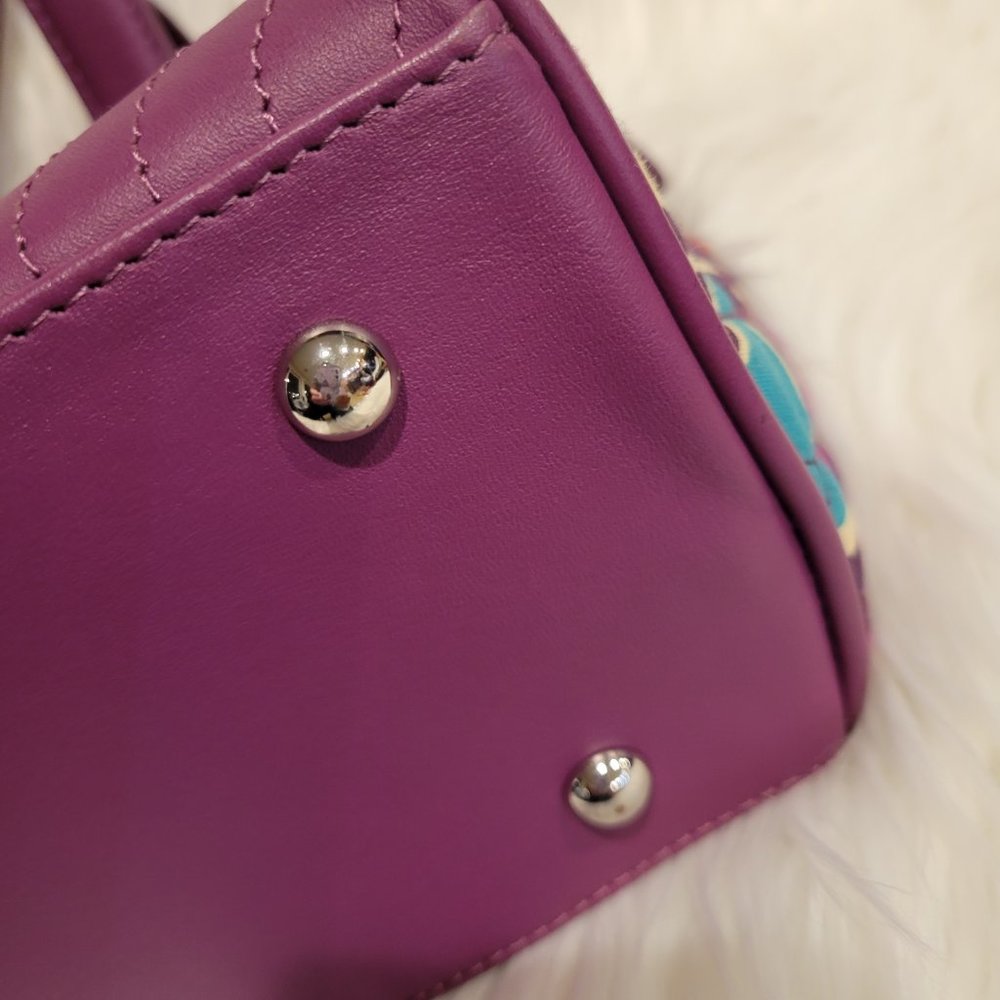 Vera Bradley “Plum Crazy” Satchel Bag - Picture 14 of 14